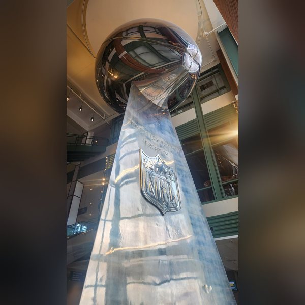 Super Bowl LIX trophy